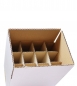 Preview: Verpackungskarton/Lagerkarton für 12x100ml Dorica, weiss/braun