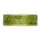 Preview: Geschenkband "Blätter grün" 25mm, 18m