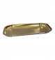 Preview: Kartonschale rechteckig gold glanz 17,5x25cm