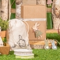 Mobile Preview: Stoffbeutel Hase beige, 18x24cm