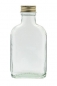 Preview: Taschenflasche 100ml weiss Mündung PP28  Lieferung ohne Verschluss, bei Bedarf bitte separat bestellen!