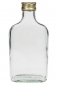 Preview: Taschenflasche/Flachmann 200ml weiss Mündung PP28  Lieferung ohne Verschluss, bei Bedarf bitte separat bestellen!