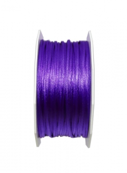 Satinkordel violett 3mm, 50m