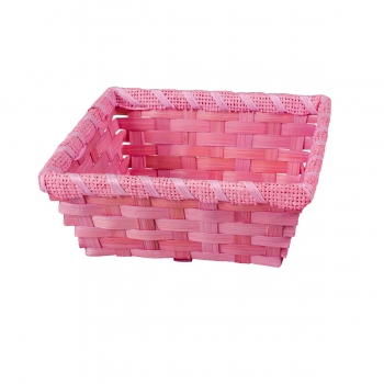 Schale Bambus quadratisch rosa, Art. 6408/R