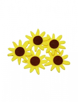 Filz-Streudeko Sonnenblume 5-tlg.