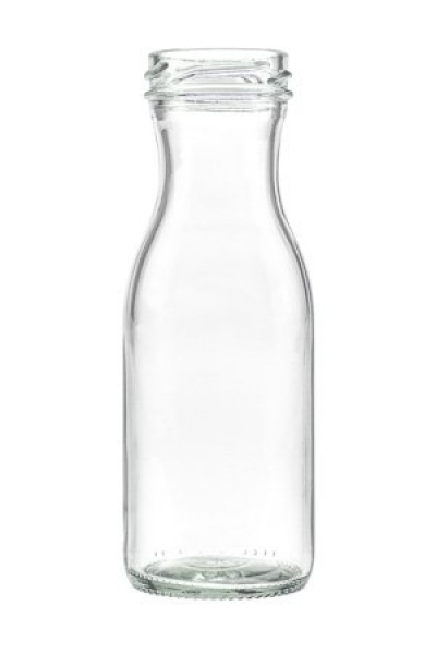Weithalsflasche 150ml Karaffe, Mündung TO43  Lieferung ohne Verschluss, bei Bedarf bitte separat bestellen!