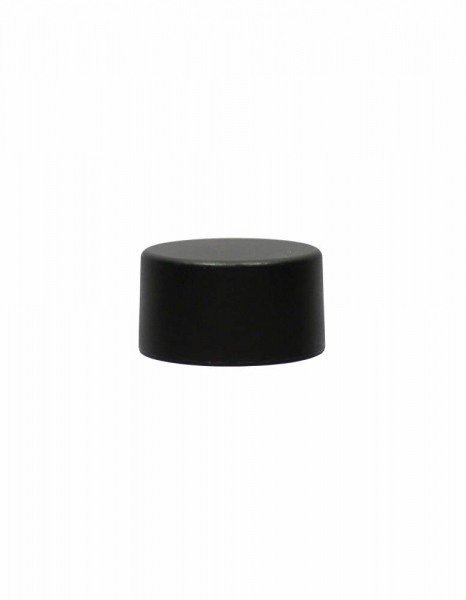 Alu-Kunststoff-Schraubdeckel schwarz glatt PP31,5